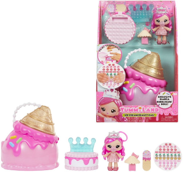 Yummiland beauty bag playset - lipgloss pop ijshoorntje