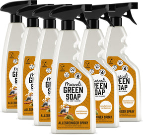 Marcel's green soap - allesreiniger spray - sandelhout kardemom - 6 x 500ml