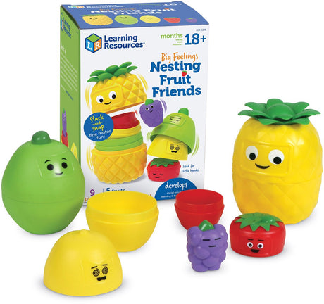 Learning resources educatief speelgoed big feelings nesting fruit friends. - 3+
