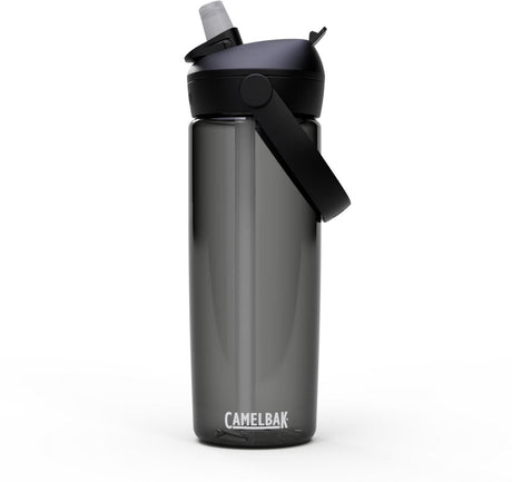 Camelbak thrive flip straw drinkfles - 600 ml - met rietje - waterfles - antraciet