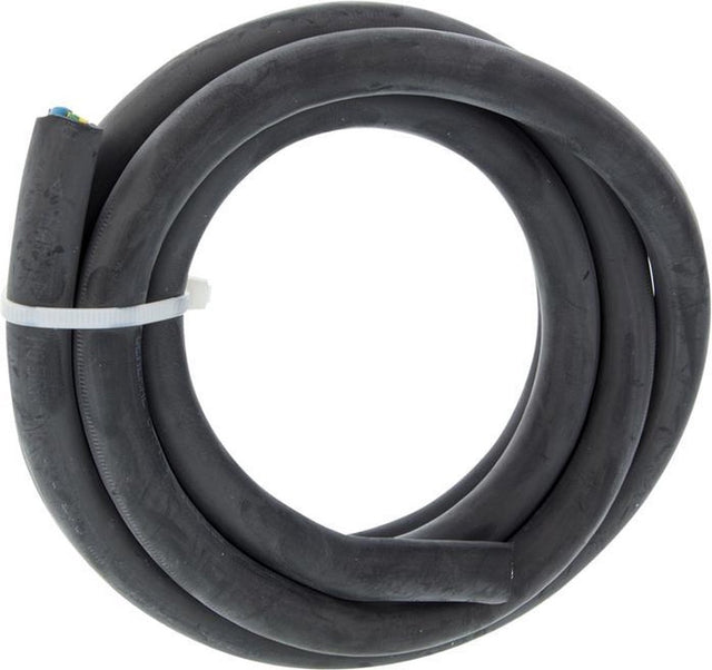 Q-link rubber kabel zwart 5x2.50mm