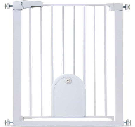 Duvo plus my home veiligheidshek met luikje 4x75-82x76cm wit