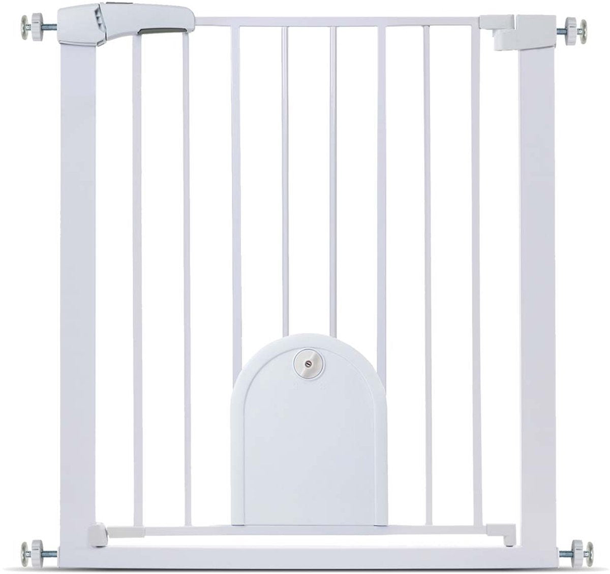 Duvo plus my home veiligheidshek met luikje 4x75-82x76cm wit