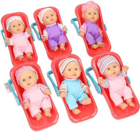 Lobbes speelgoed bv babypop in draagstoel