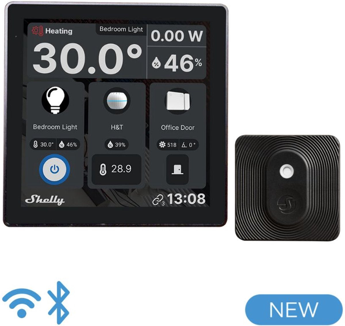 Shelly wall display black + blu h t black (bundle)