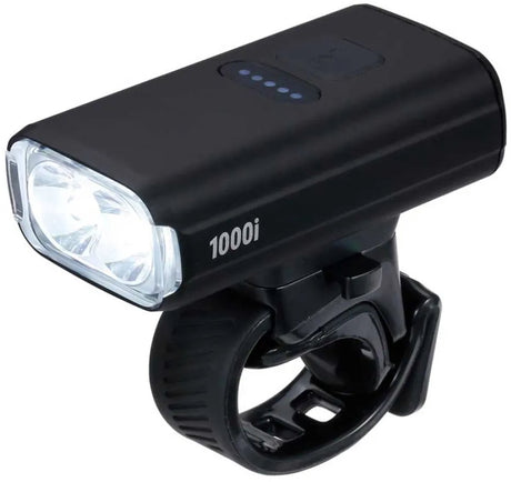 Bbb cycling nanostrike 1000i koplamp fiets – 1000 lumen – usb oplaadbaar – brandtijd: 42 uur – ipx6 regenbestendig – krachtige fietsverlichting racefiets mountainbike – zwart - bls-263i