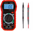 Velleman digitale multimeter, geschikt voor het meten van ac dc-stroom, ac dc-spanning, weerstand, transistor, diodes en continuïteit, inclusief meetsnoeren