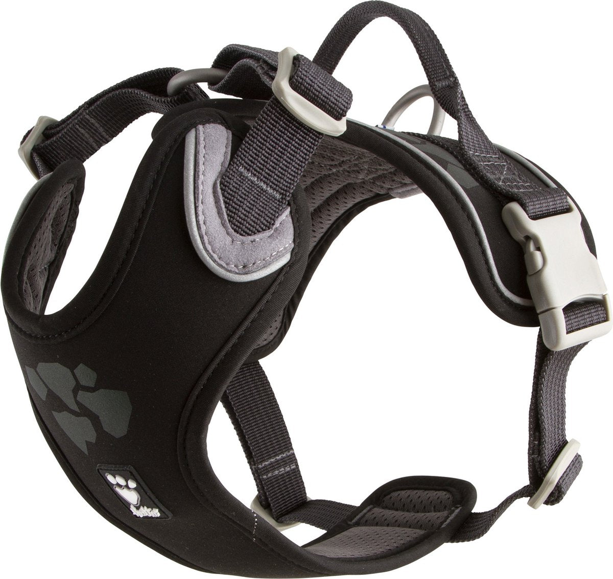 Hurtta harnas weekend warrior - hondenharnas - zwart 80-100 cm