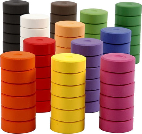 Colortime waterverf, d: 44 mm, h: 16 mm, 72 stuks