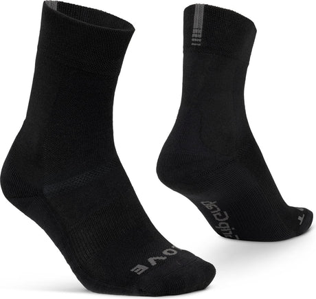 Gripgrab - thermo sl winter fietssokken isolerende wielersport sokken - zwart - unisex - maat l