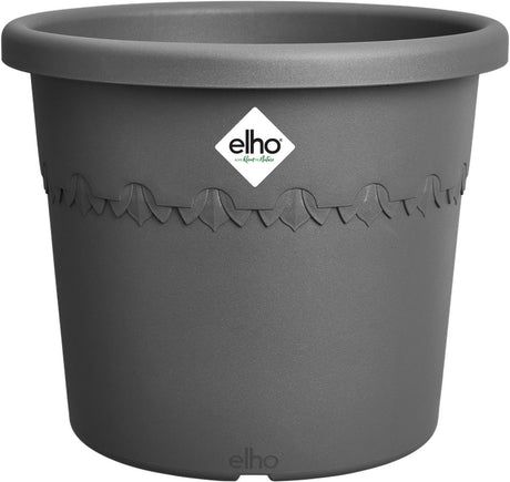 Elho algarve cilindro 40 - bloempot voor buiten - 100% gerecycled plastic - ø 40 x h 29 cm - antraciet