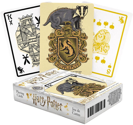 Aquarius harry potter - hufflepuff speelkaarten - multicolours