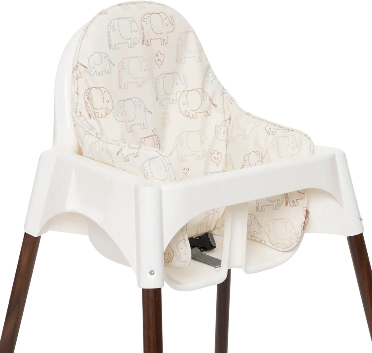 Jollein kinderstoelkussen - 58x36cm – elephant tales