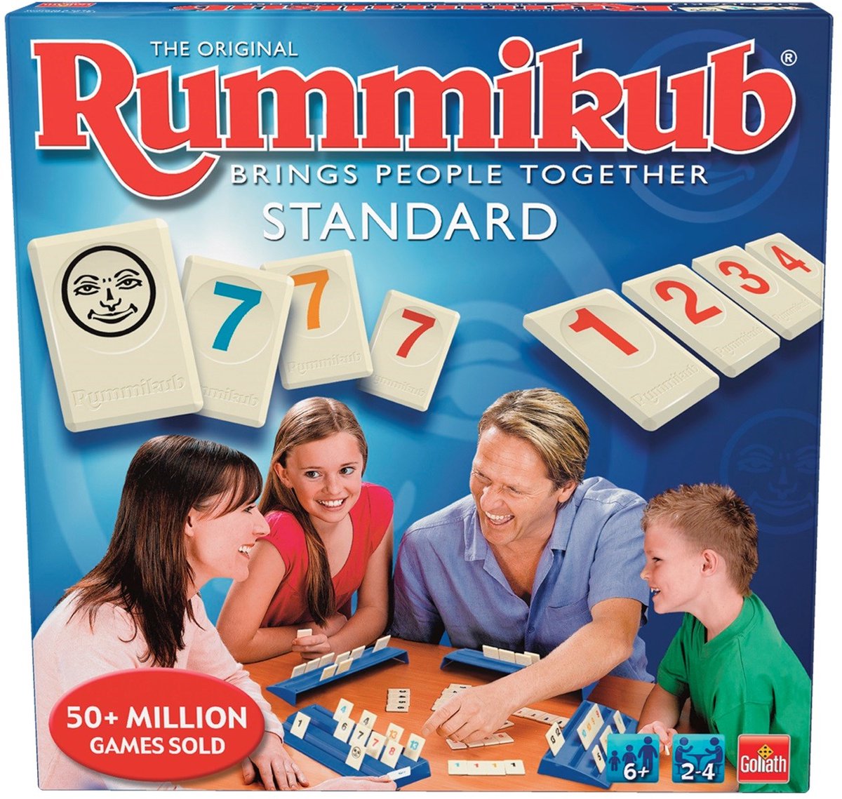 Goliath orginele rummikub spel - standaard editie 2-4 spelers