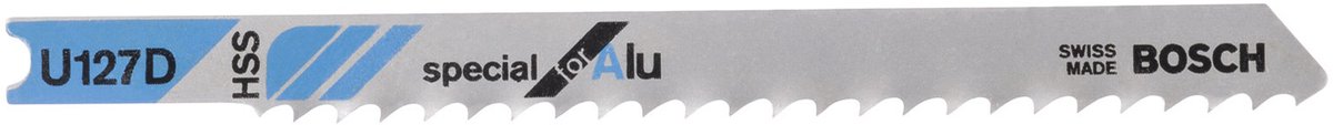 Bosch - decoupeerzaagblad u 127 d special for alu - 3 stuks