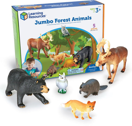 Learning resources jumbo bosdieren - speelfiguren - 3+