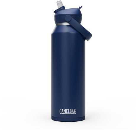 Camelbak thrive flip straw - vacuum insulated - rvs isolatie drinkfles - 1,2 l - blauw (navy)