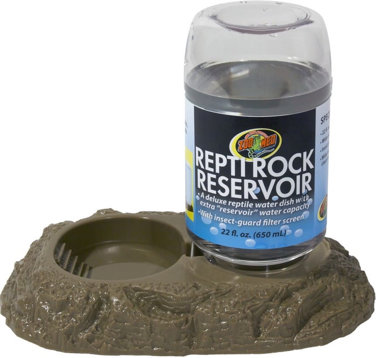 Zoomed zoo med waterreservoir - repti rock - 650ml