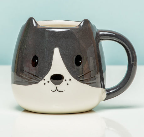 Balvi kitty mok zwart wit 400 ml