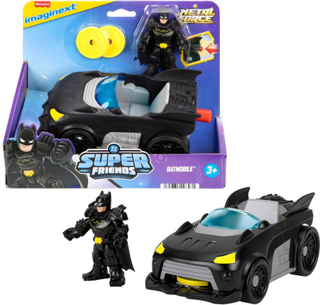Mattel batmobile speelgoedauto imaginext dc super friends zwart.