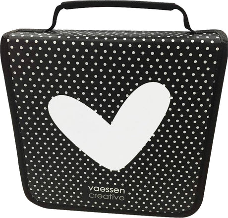 Vaessen creative opbergtas 26 x 26 x 6 cm - snijmallen, embossing folders en clear stamps