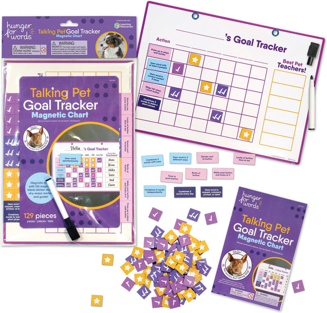 Hunger for words talking pet goal tracker - doelen tracker hond one size