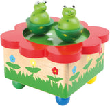 Small foot - houten muziekdoos kikker