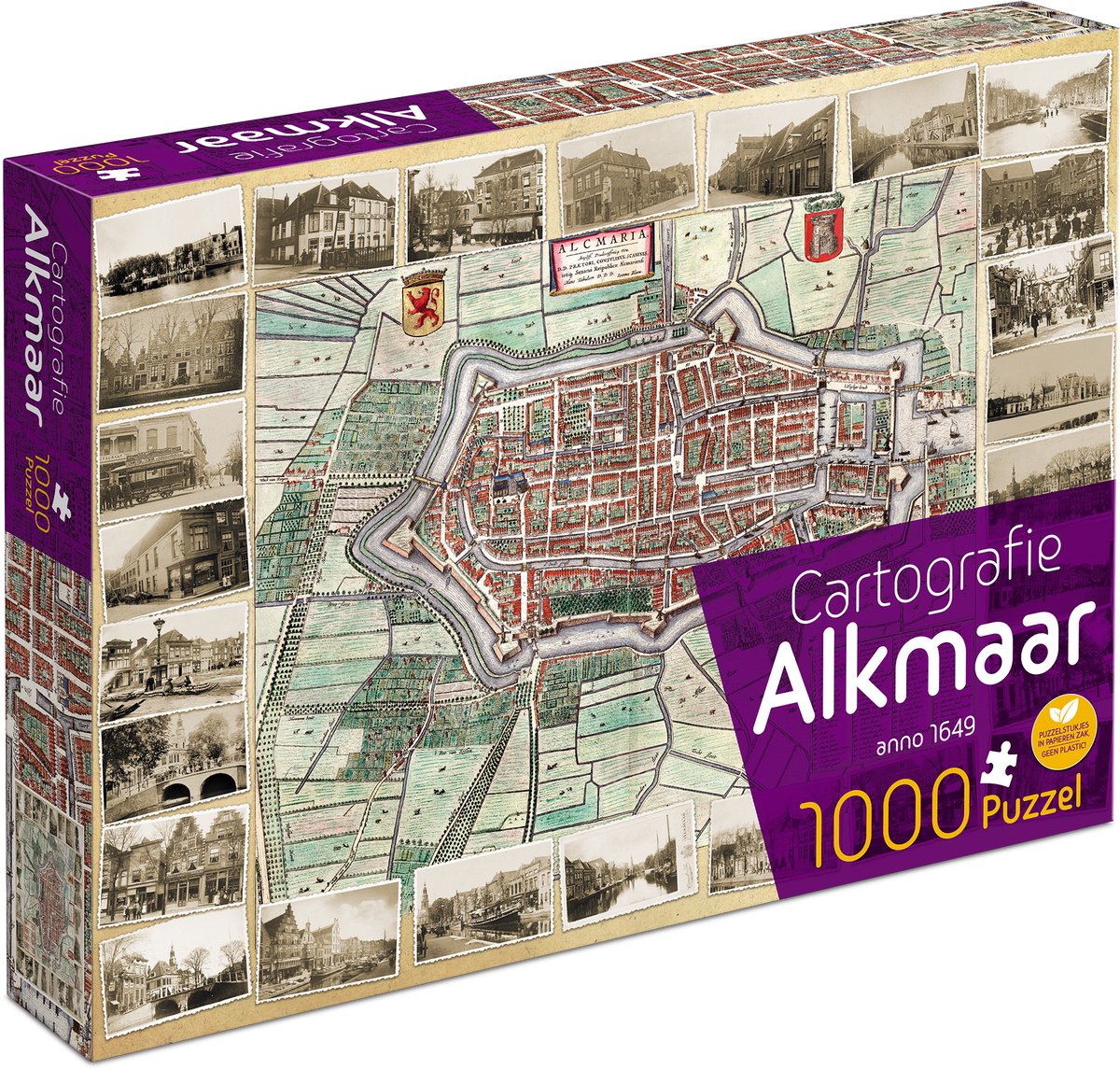 Tucker's fun factory cartografie alkmaar (1000) - legpuzzel