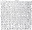 Wenko anti-slip douchemat paradise 54x54cm transparant - antislipmat voor douche - met zuignappen