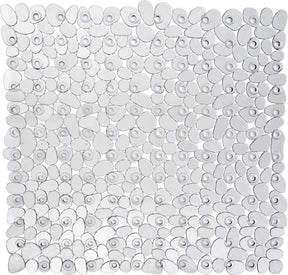 Wenko anti-slip douchemat paradise 54x54cm transparant - antislipmat voor douche - met zuignappen