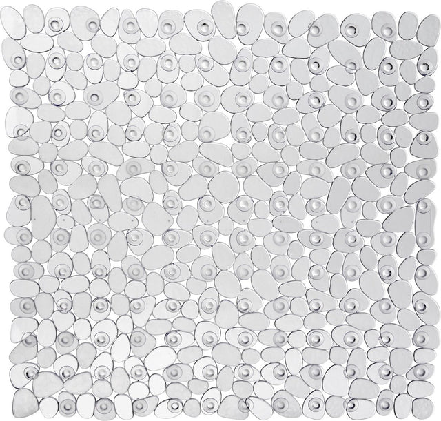 Wenko anti-slip douchemat paradise 54x54cm transparant - antislipmat voor douche - met zuignappen