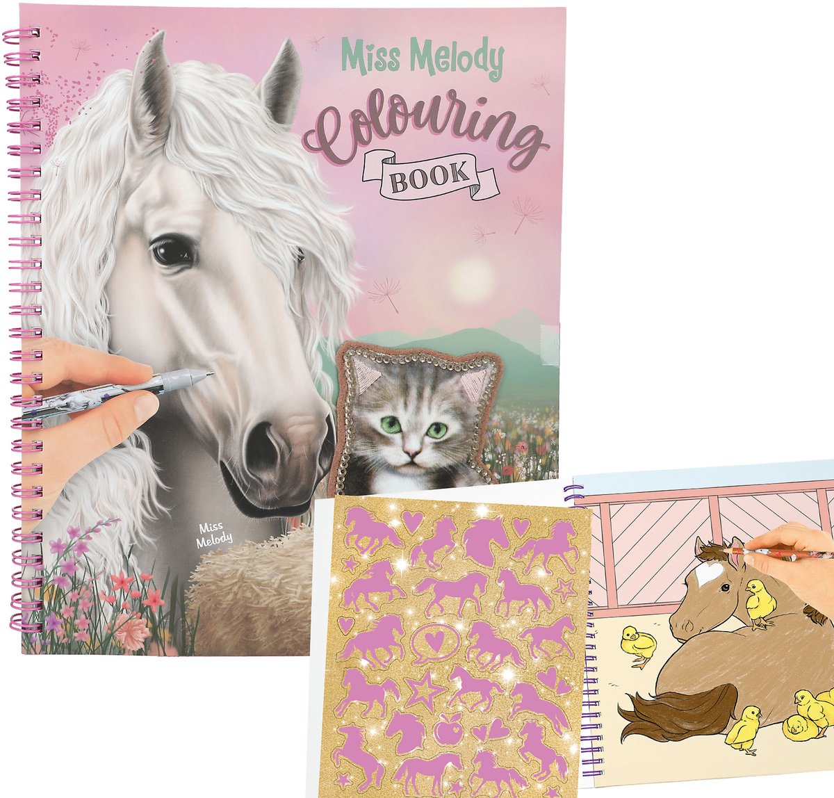 Depesche - miss melody kleurboek met pailletten