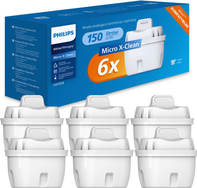 Philips toebehoren - vervangende filterpatroon, 6 stuks awp212 58