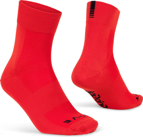 Gripgrab - lightweight sl performance zomer fietssokken 1 paar coolmax wielersport sokken regular cut - rood - unisex 44-47