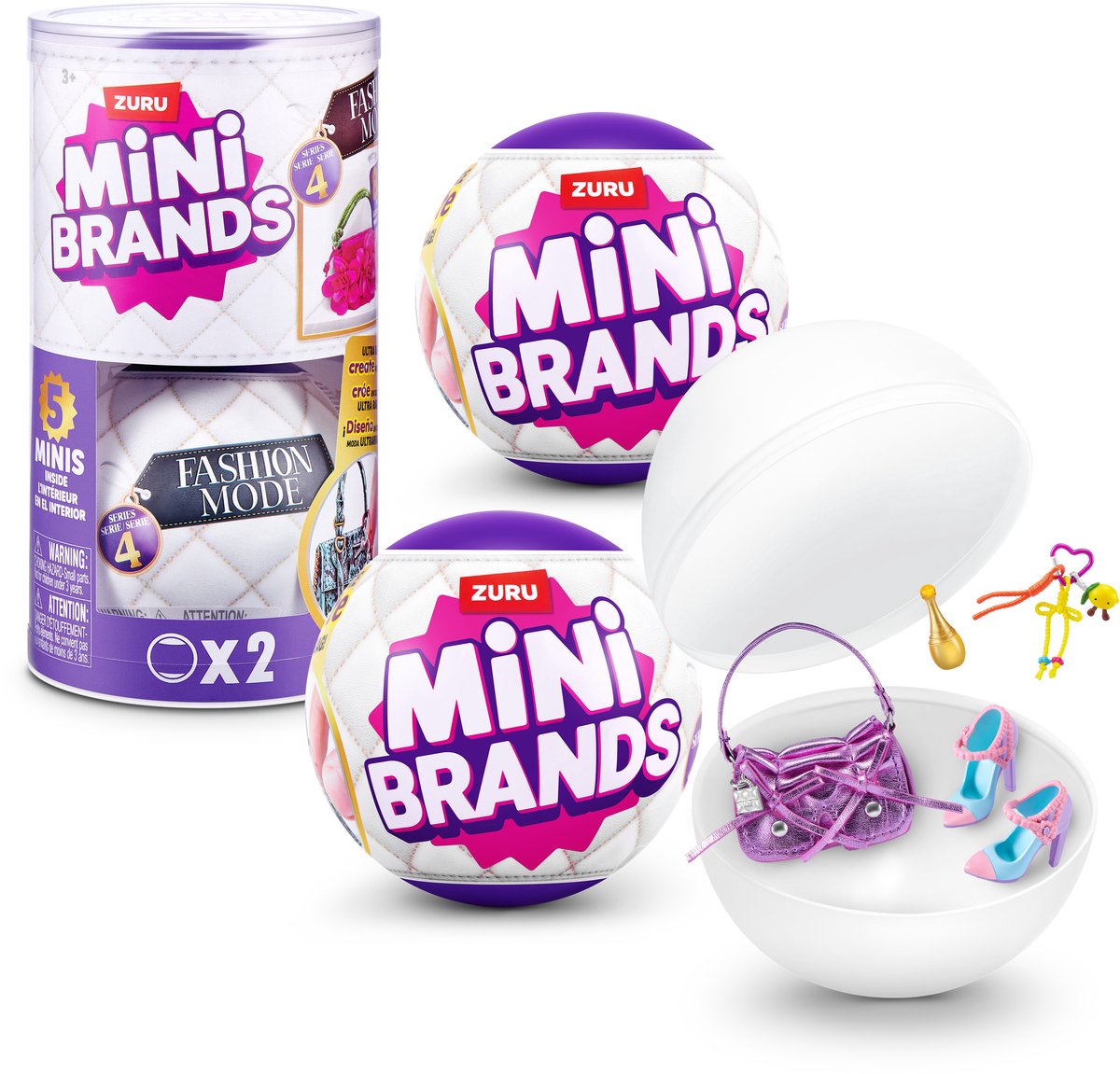 Mini brands zuru fashion accessoires - series 4 - 2 pack