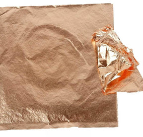 Creativ company imitation metaal leaf vel 16x16 cm copper 0.625 m2 25 vel per verpakking