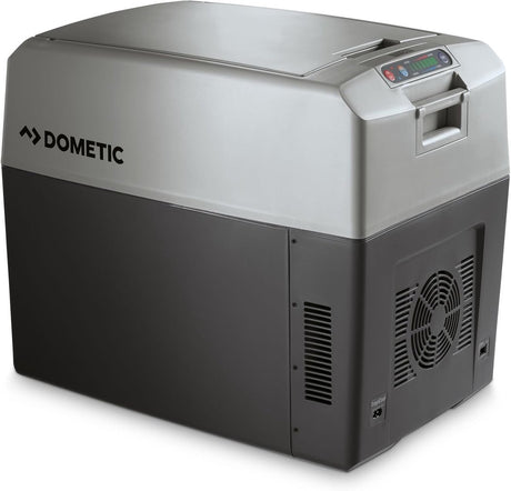 Dometic tc 35 verplaatsbare koelbox en verwarmbox tropicool tc 35fl draagbare elektrische koelbox, 33 liter, 12 24 volt dc en 100-240 v ac, mini koelkast voor auto, vrachtwagen, boot en stopcontact