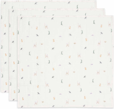 Jollein hydrofiele doek small 70x70cm jungle jambo (3pack)