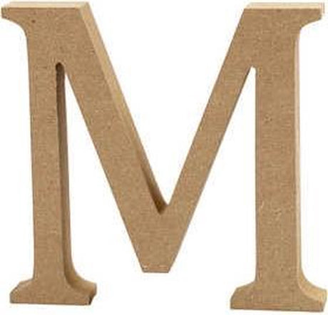 Creativ company letter m mdf 13cm, 1st.
