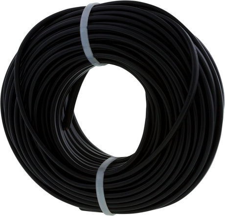 Bouwkern huishoudsnoer - plat - belastbaar tot 1200w - 2 x 0.75 mmâ² - 20 m - zwart