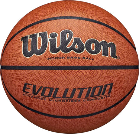 Wilson evolution basketbal maat 7 - indoor wedstrijdbal