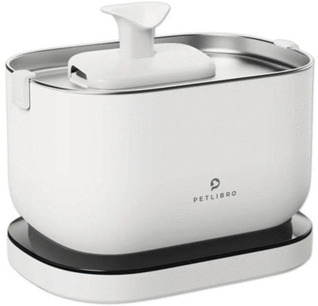 Petlibro dockstream - automatische drinkfontein - 2,5l - wit - draadloos - incl. filtersysteem