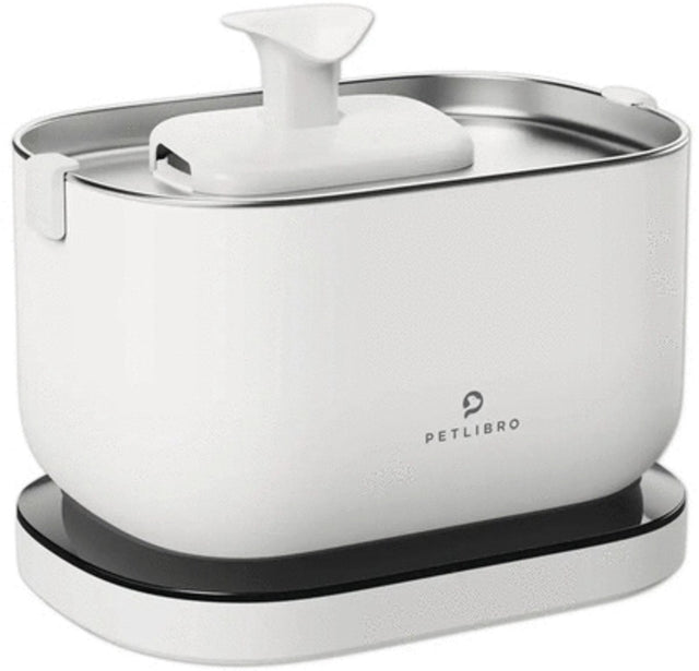 Petlibro dockstream - automatische drinkfontein - 2,5l - wit - draadloos - incl. filtersysteem