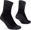 Gripgrab - merino-lined waterproof winter fietssokken gevoerd met merinowol - zwart - unisex - maat s 36-38
