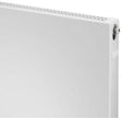 Plieger compact paneelradiator type 11 vlak - wit - 90 x 60 cm
