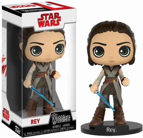 Funko ! - wobblers bobble heads - star wars - rey
