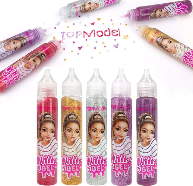 Depesche - topmodel glitter gel tubes
