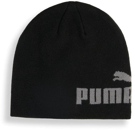 Puma ess mid crown cuffless beanie unisex muts (sport) - black one size