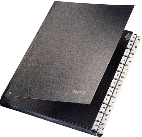 Leitz bureaumap - a-z tabs - zwart