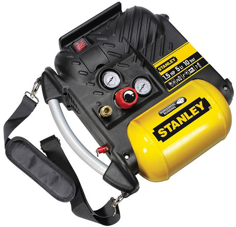 Stanley olievrije compressor 5l draagbaar 180l min. 10bar